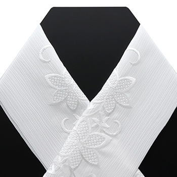 刺繍楊柳半衿（風車）【いち利モールオリジナル】