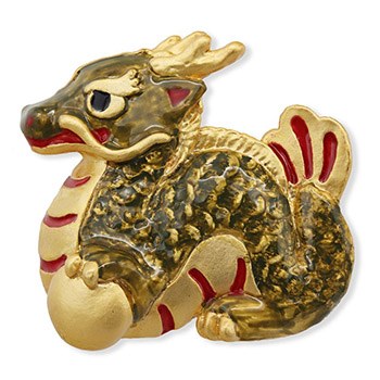 帯留（辰張り子）【数-SUU-】