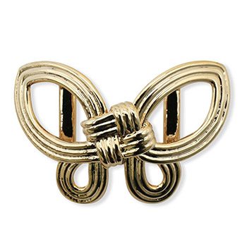 真鍮水引帯留（蝶結び）『musubi』
