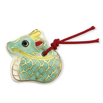 清水焼帯留（土鈴辰）【馬籠静】