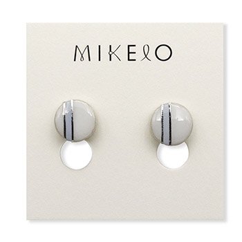 美濃焼ピアス(ミニクラシックライン)【MIKELO】
