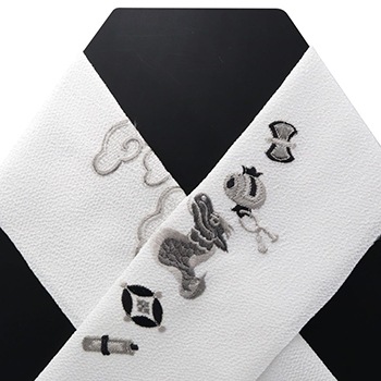 刺繍半衿（辰）【いち利モールオリジナル】