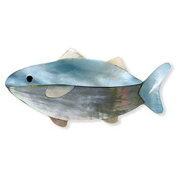 貝帯留（魚）【リオン工芸】