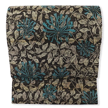 九寸名古屋帯(スイカズラ)【Art nouveau-アールヌーヴォー-】