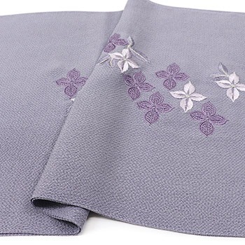 刺繍帯揚（花菱）