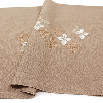 刺繍帯揚（花菱）