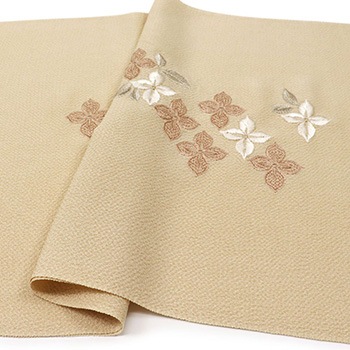 刺繍帯揚（花菱）