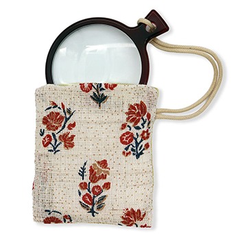 ケース付きルーペ（更紗）【幡-BAN INOUE-】