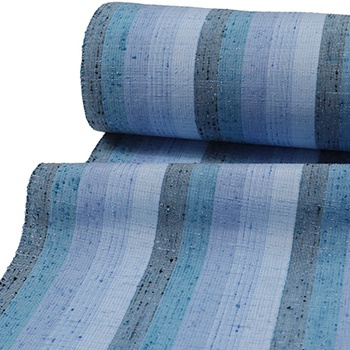 米沢紬(鰹縞)『古代間道』