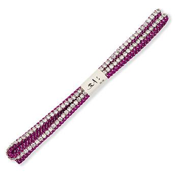 ラインストーン帯締【銀座いち利オリジナル】