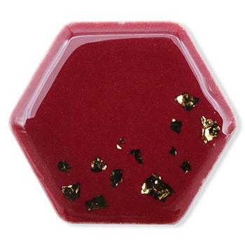 美濃焼帯留（星屑/六角）【MIKELO】