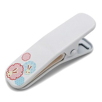 衿留めクリップ（カーブ型/うさぎ）