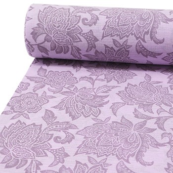 洗える夏襦袢（宝相華）『紅梅襦袢』【東レ爽竹】