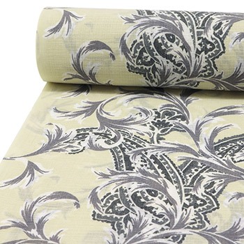 洗える夏襦袢（アカンサス）『紅梅襦袢』【東レ爽竹】