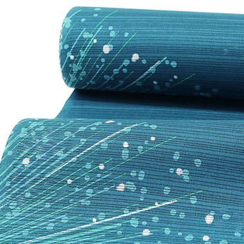 綿横絽着尺（細密染/火花）【美術サロン】