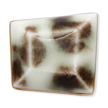 美濃焼帯留（トラぺジウム）【七窯社】