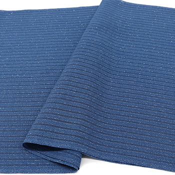 草木染め縦絽帯揚（銀通し）