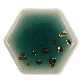 美濃焼帯留（星屑/六角）【MIKELO】