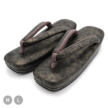 スクエア型草履（ぼかし）『kakutto』【岩佐×いち利モール】