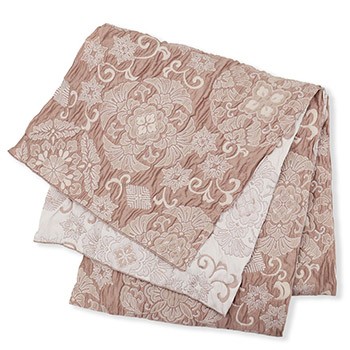 ふくれ織兵児帯（華紋）『百華』