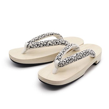 桐下駄（レース/更紗）