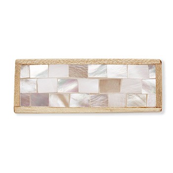 貝帯留（スクエア）【リオン工芸】