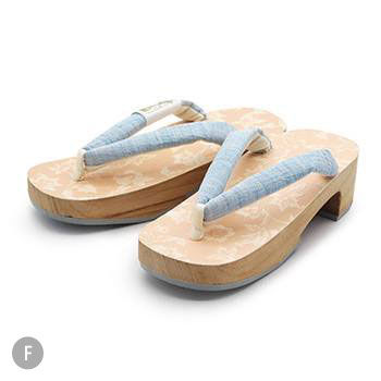 下駄（唐草）『彩小径』