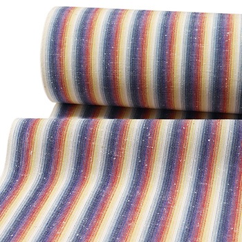 遠州木綿(ぼかし縞)【池沼織工房千織】