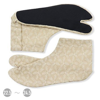 刺繍足袋（4枚コハゼ/パイン）【HARU】