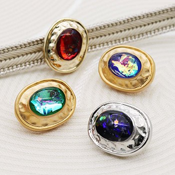 レジン帯留（オーバル）