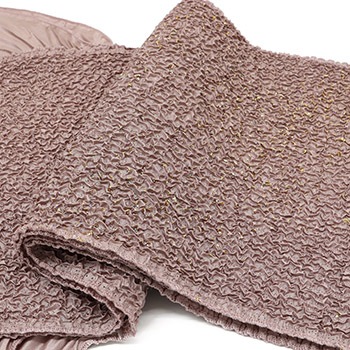 ステッチ絞り帯揚（ラメ散らし）