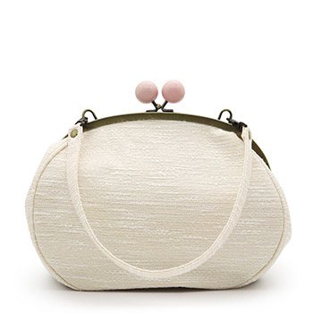 がま口バッグ(ツイード)【銀座いち利オリジナル】