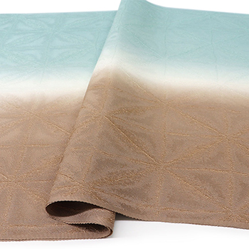 縦ぼかし帯揚(七宝市松)