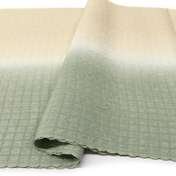 縦ぼかし帯揚(市松)