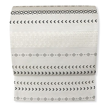 新品 仕立て上がり博多袋帯（幾何横段）【協和織工場】