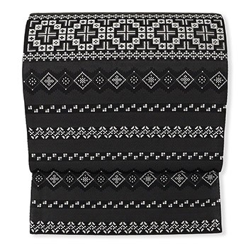 新品 仕立て上がり博多袋帯（十字横段）【協和織工場】