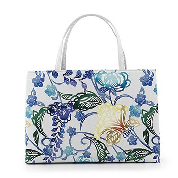 和装トートバッグ(花そよぎ)【召しませ花】