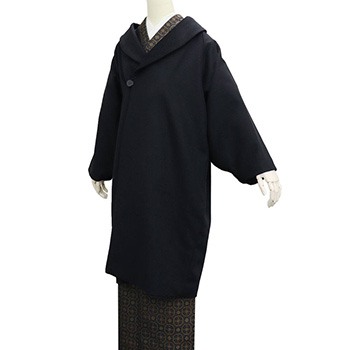 ショールカラーコート