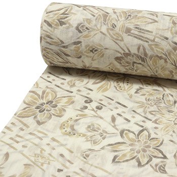 洗える夏襦袢（花斜段）【東レ爽竹】