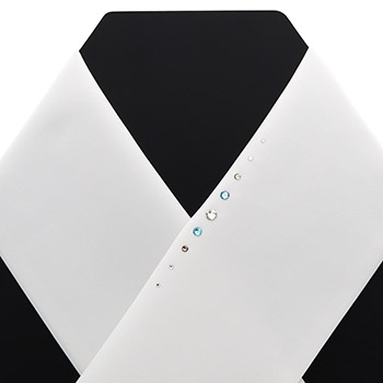 ワンポイント半衿(ラインストーン)【いち利モールオリジナル】