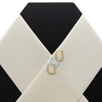 ワンポイント刺繍半衿（馬）【銀座いち利オリジナル】