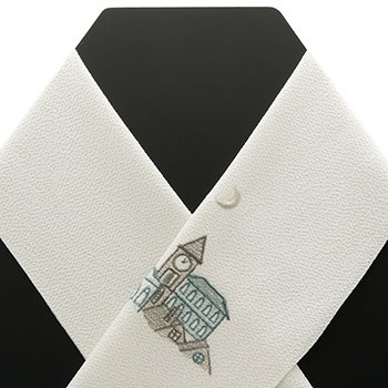 刺繍半衿(クリスマスの夜)【いち利モールオリジナル】