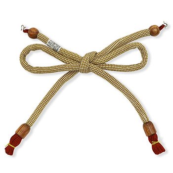 丸ぐけ撚り房羽織紐（格子）【大原商店】