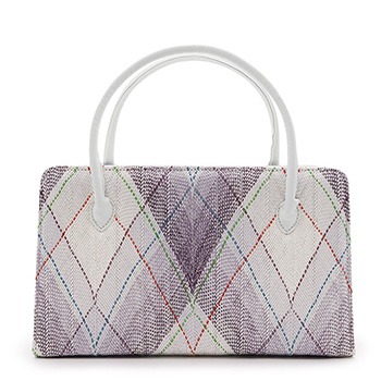 利休バッグ（組紐/マドラスチェック）