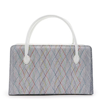 利休バッグ（組紐/チェック）