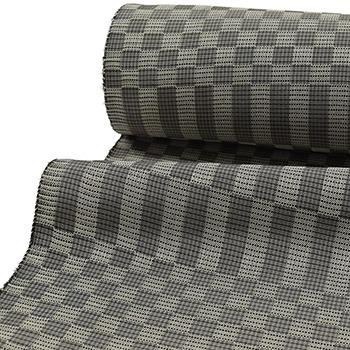 米沢紬（市松）『錦彩』