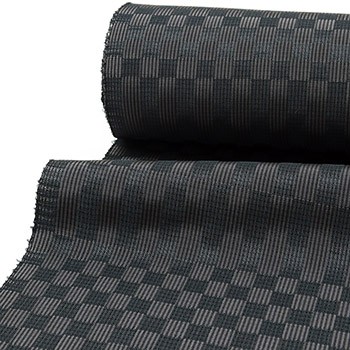 米沢紬（市松）『錦彩』