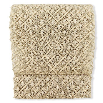 新品 仕立て上がり芭蕉八寸名古屋帯（通風段文）【誉田屋源兵衛】