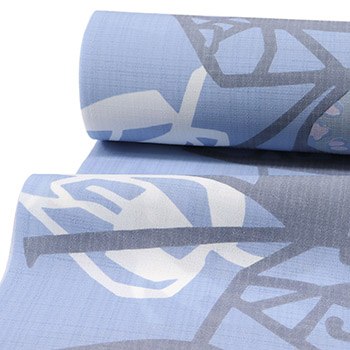 洗える着物(ホオズキ)『加賀友禅浴衣図案』【東レセオα】