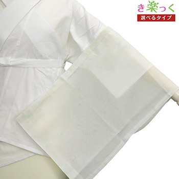 き楽っく絽替え袖（ブーケ）【衿秀】